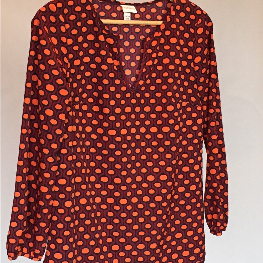 BUNDLE Vibrant Print V-Neck Blouse